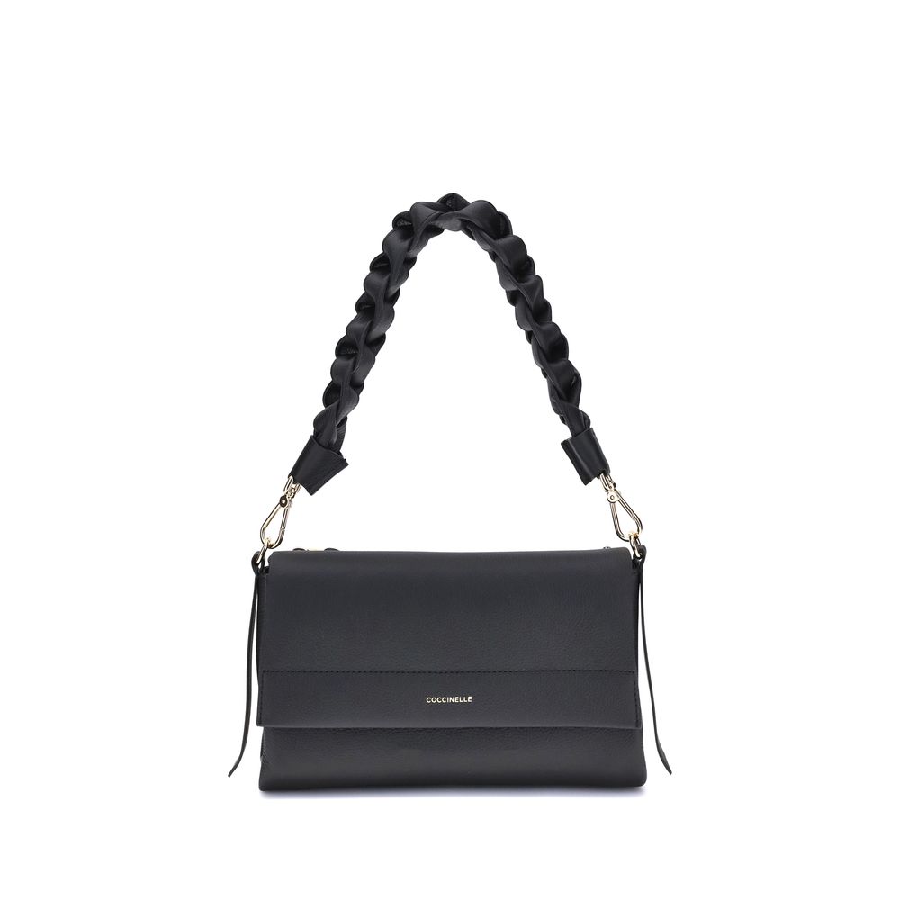 Coccinelle Rich Black Boheme Shoulder Bag - XT & Co