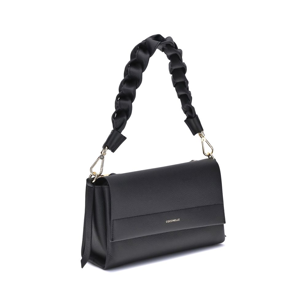 Coccinelle Rich Black Boheme Shoulder Bag - XT & Co