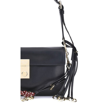 Prada Black Calf Leather Bos Taurus Shoulder Bag - XT & Co