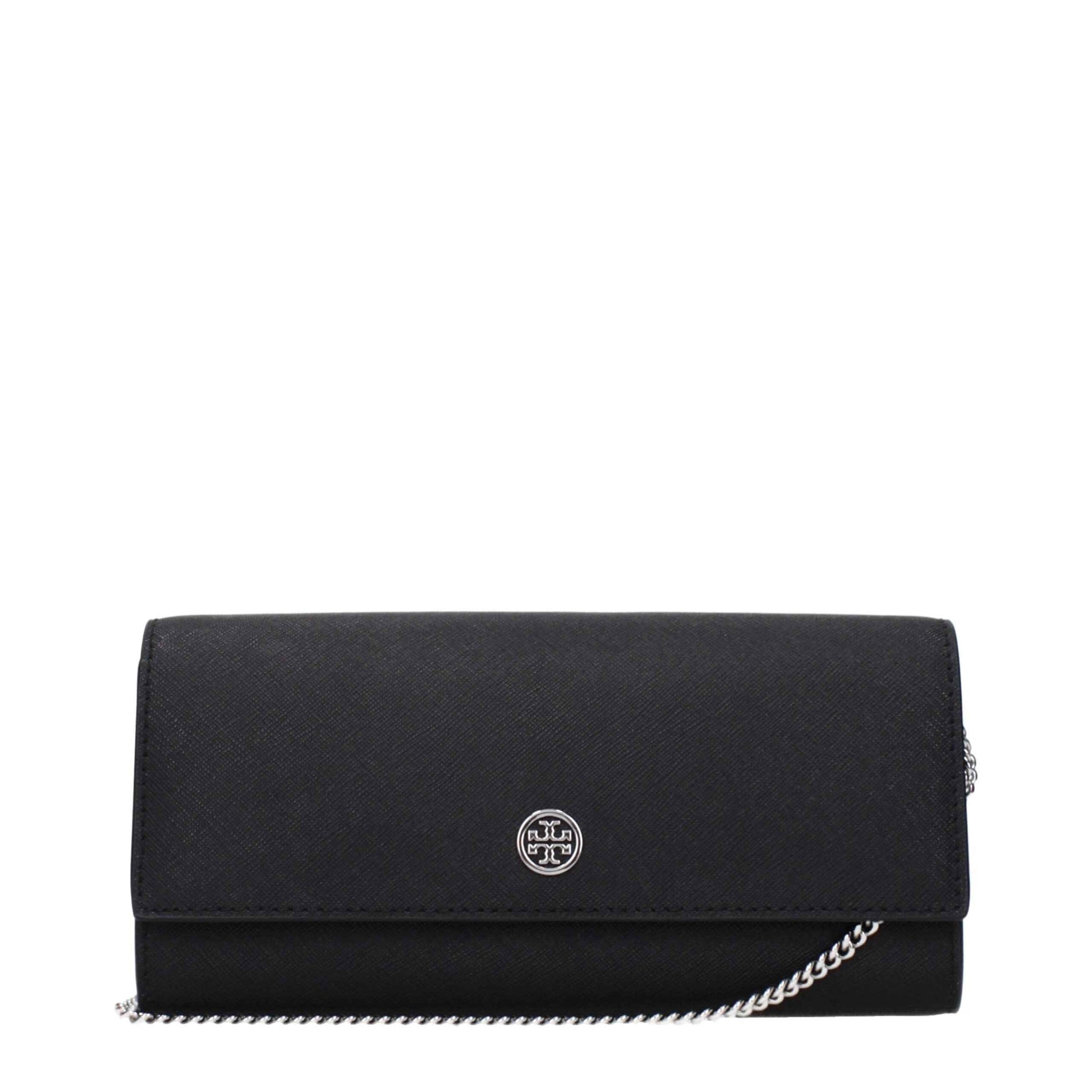 Tory Burch Black Leather Clutch - XT & Co