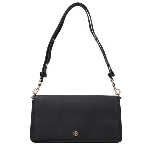 Tory Burch Black Leather Shoulder Bag - XT & Co