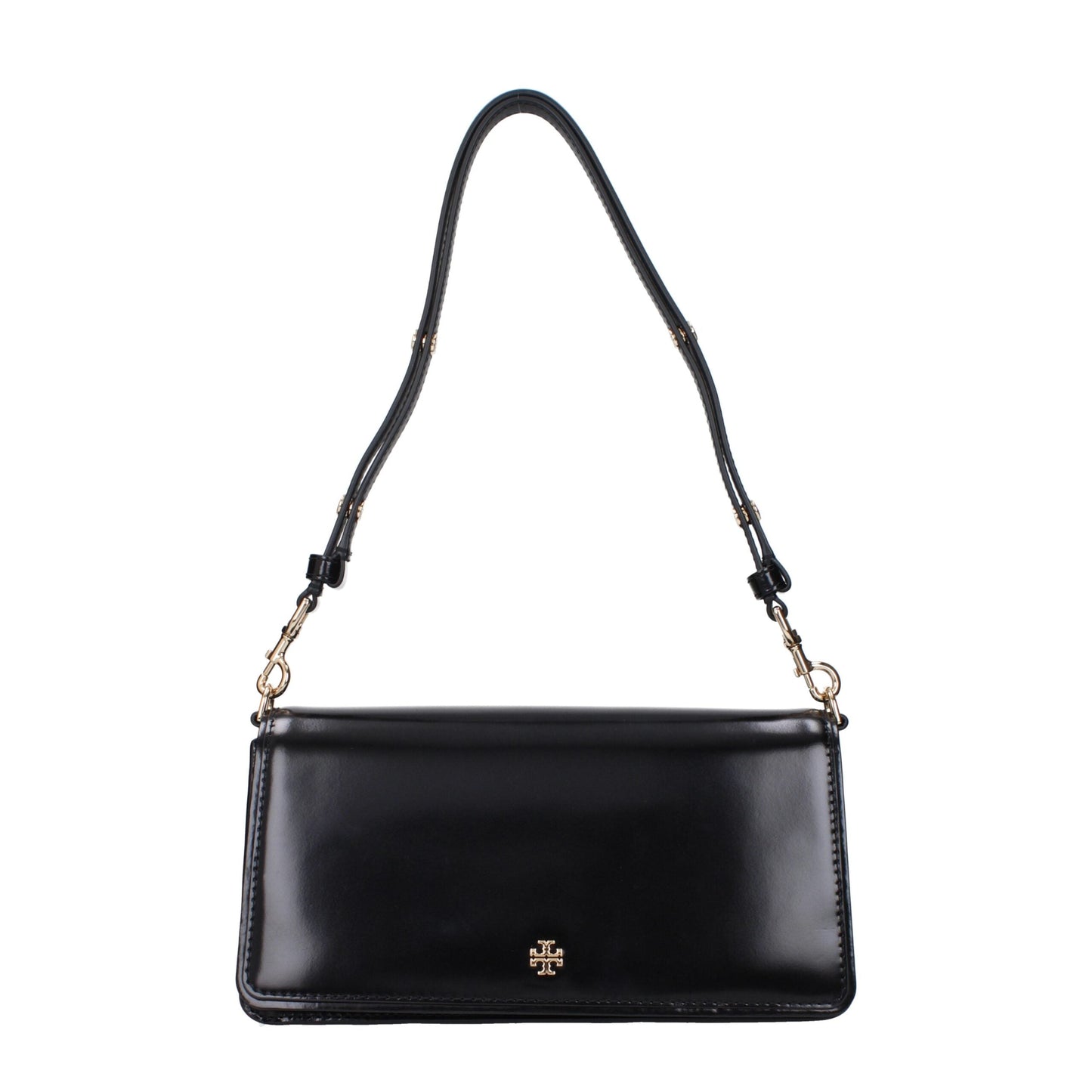 Tory Burch Black Patented Leather Shoulder Bag - XT & Co