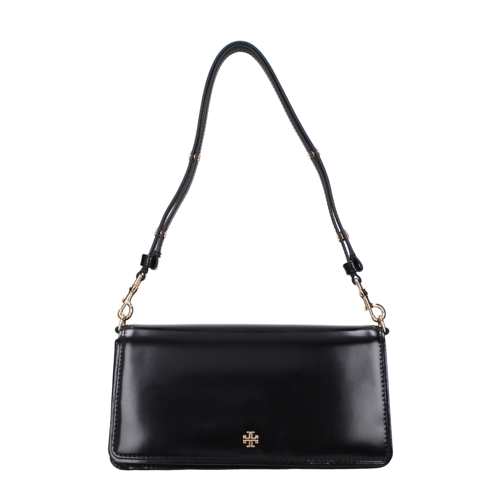 Tory Burch Black Patented Leather Shoulder Bag - XT & Co