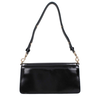 Tory Burch Black Patented Leather Shoulder Bag - XT & Co