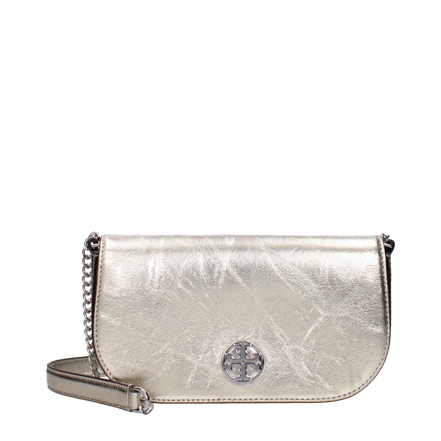 Tory Burch Gold Tone  Leather  Crossbody Bag - XT & Co