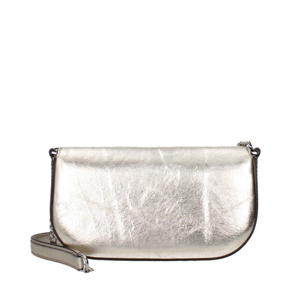 Tory Burch Gold Tone  Leather  Crossbody Bag - XT & Co