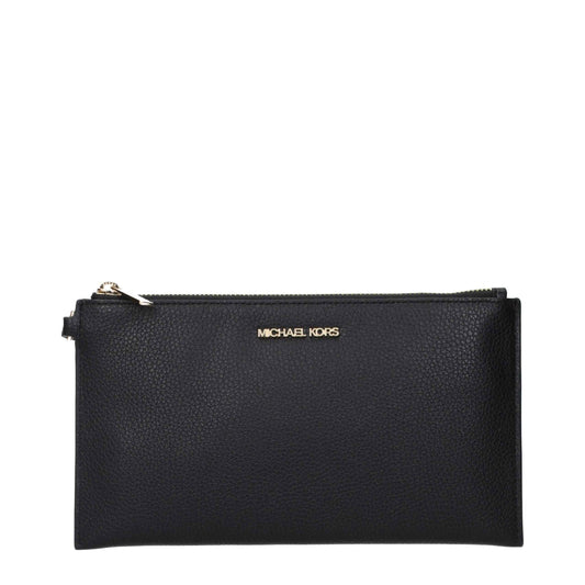 Michael Kors Black Timeless Calfskin Clutch - XT & Co