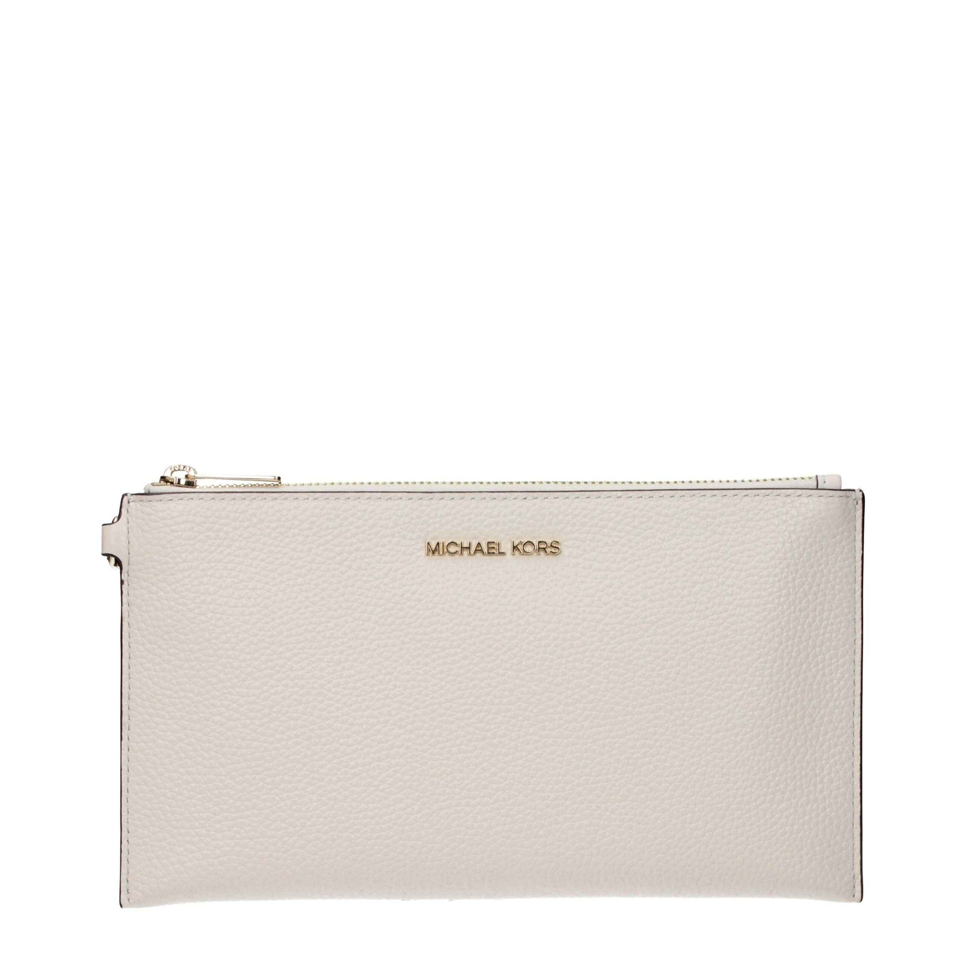 Michael Kors Beige Calfskin Evening Clutch Bag - XT & Co