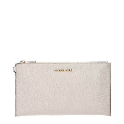 Michael Kors Beige Calfskin Evening Clutch Bag - XT & Co