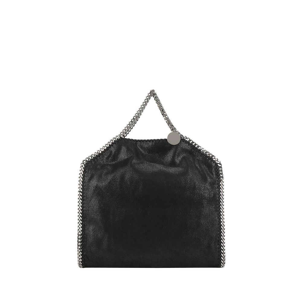 Stella McCartney Black Falabella Fold Over Tote Bag - XT & Co