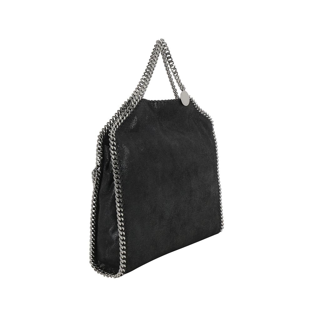 Stella McCartney Black Falabella Fold Over Tote Bag - XT & Co