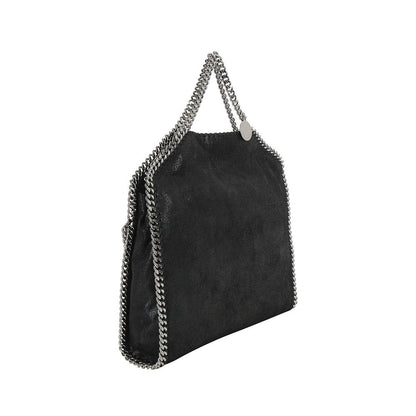 Stella McCartney Black Falabella Fold Over Tote Bag - XT & Co