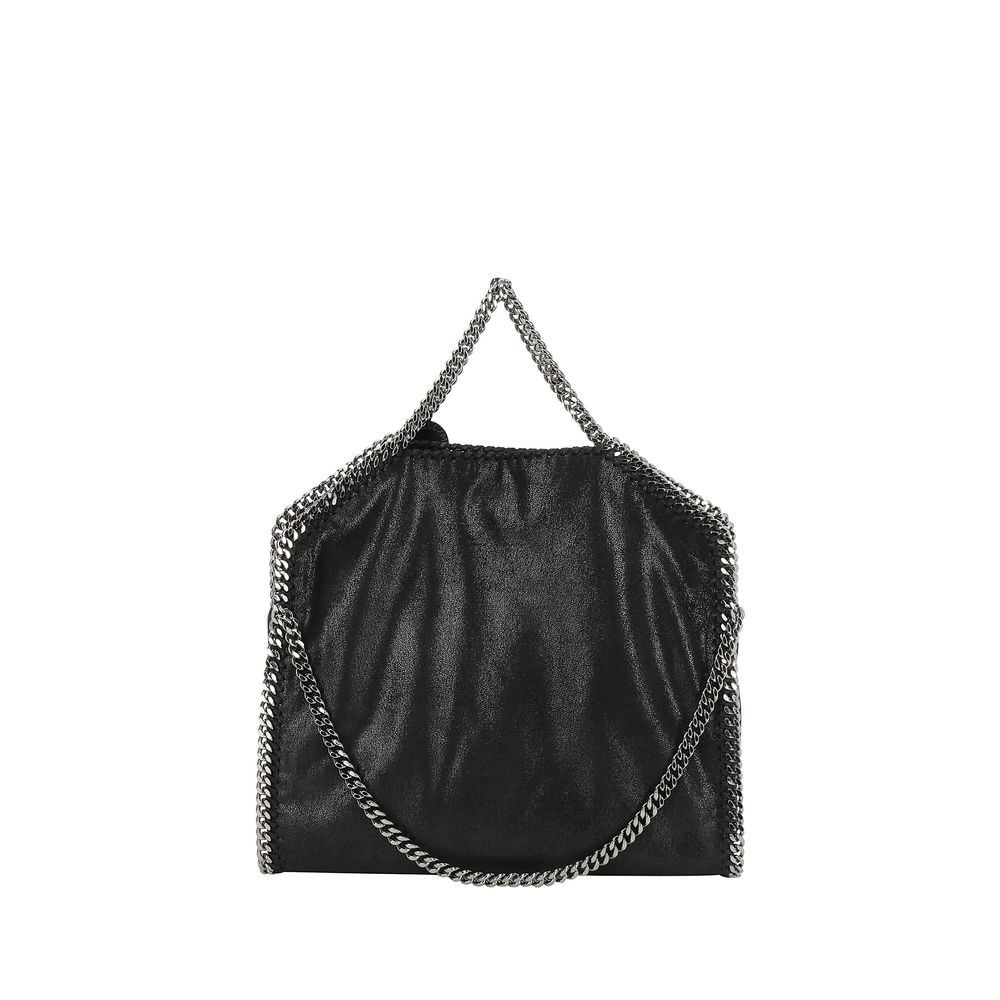 Stella McCartney Black Falabella Fold Over Tote Bag - XT & Co