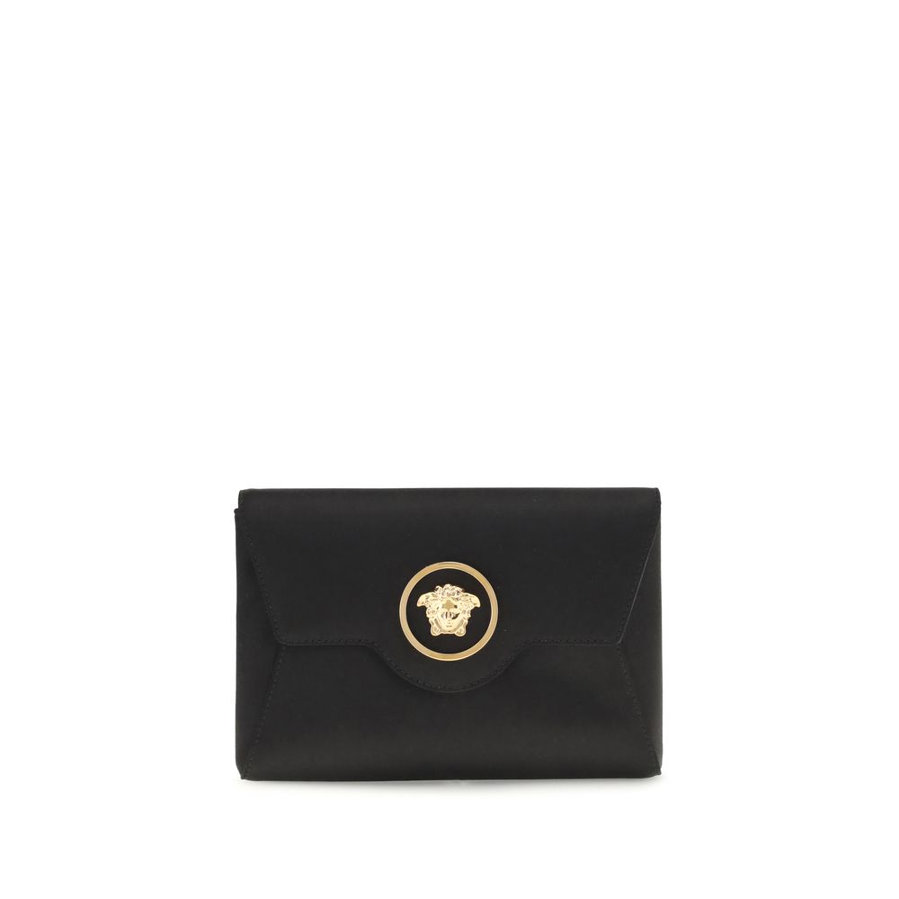 Versace Black Calf Leather Bos Taurus Shoulder Bag - XT & Co