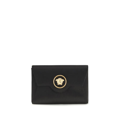 Versace Black Calf Leather Bos Taurus Shoulder Bag - XT & Co