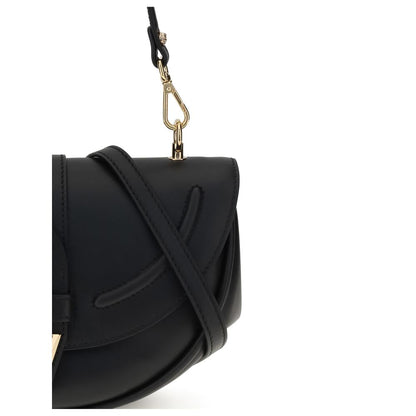 Versace Black Calf Leather Bos Taurus Shoulder Bag, - XT & Co