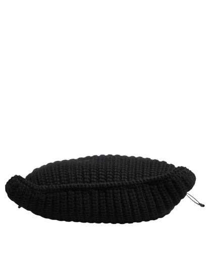 Dolce And Gabbana  Cashmere-Knitted Leather Shoulder Bag - XT & Co