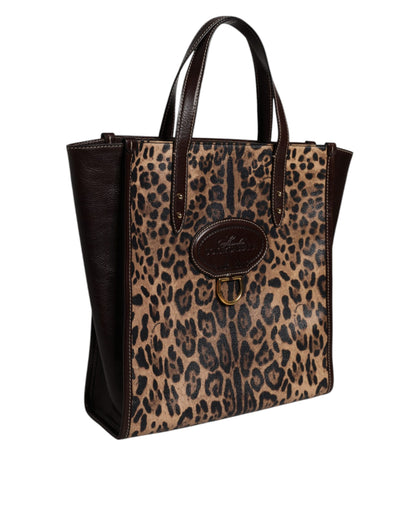 Dolce Gabbana Multicolor Leopard Tote Bag - XT & Co