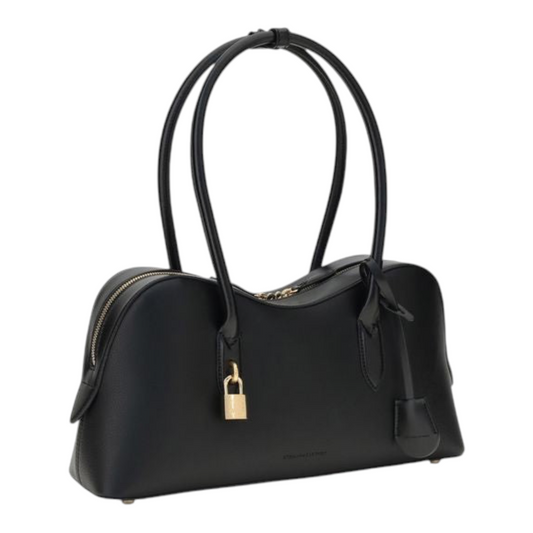 Stella McCartney Ryder Shoulder Bag Black Nylon Polyester Faux Leather