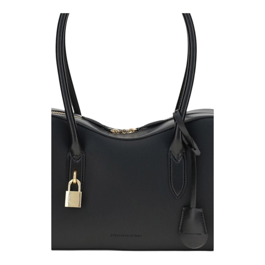 Stella McCartney Ryder Shoulder Bag Black Nylon Polyester Faux Leather