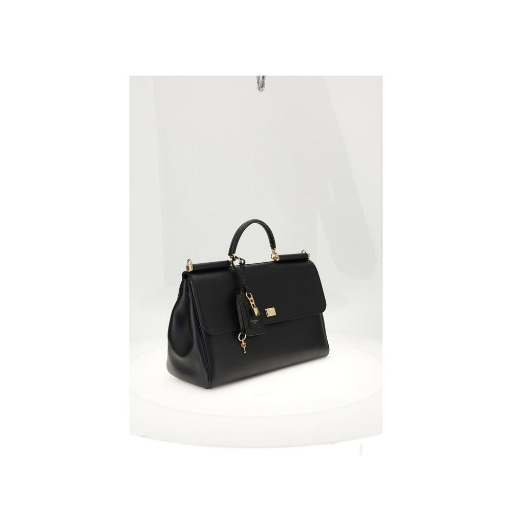 Dolce Gabbana Black Shoulder Bag Calf Leather - XT & Co