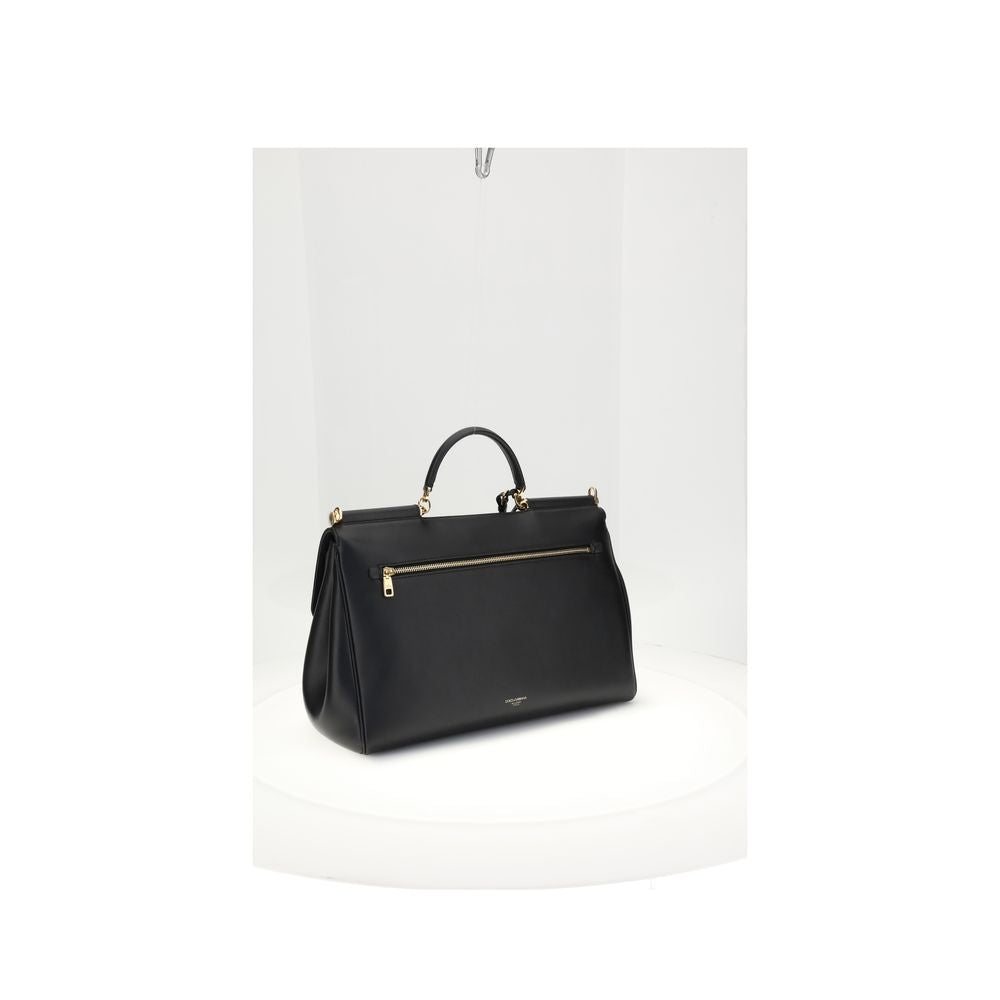 Dolce Gabbana Black Shoulder Bag Calf Leather - XT & Co