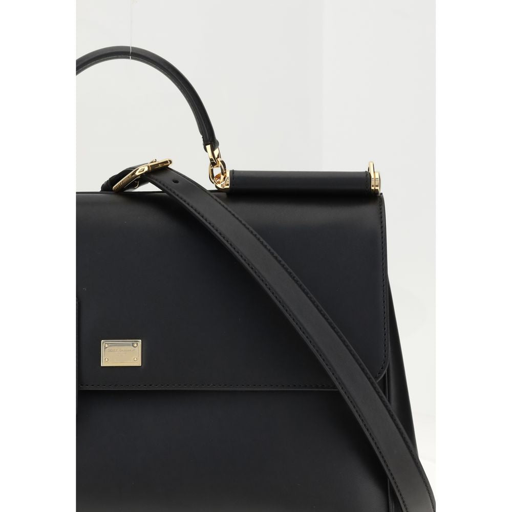 Dolce Gabbana Black Shoulder Bag Calf Leather - XT & Co