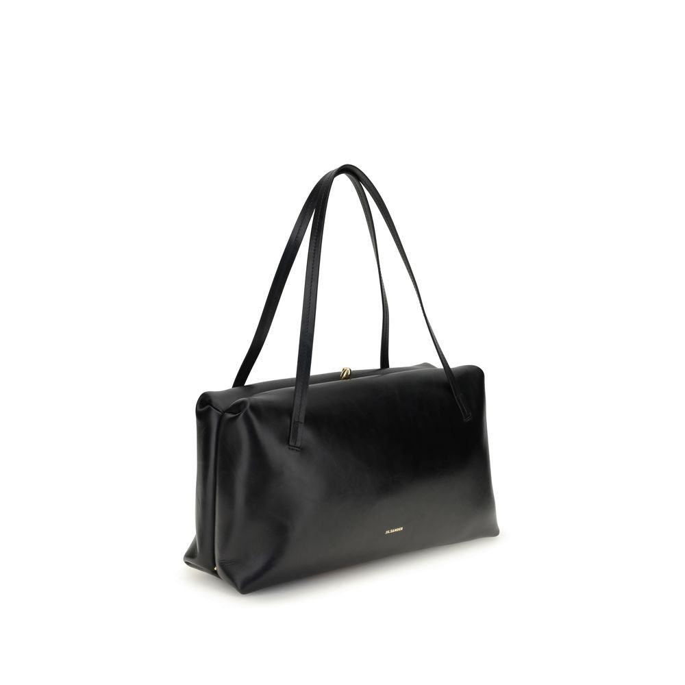 Jil Sander Black Calf Leather Shoulder Bag - XT & Co