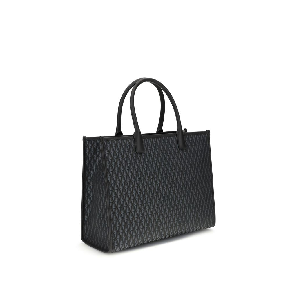 Versace La Medusa Black Cotton Tote Bag - XT & Co