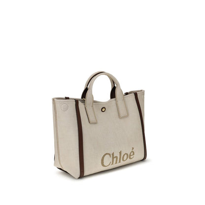 Chloé Beige Cotton Tote Bag - XT & Co