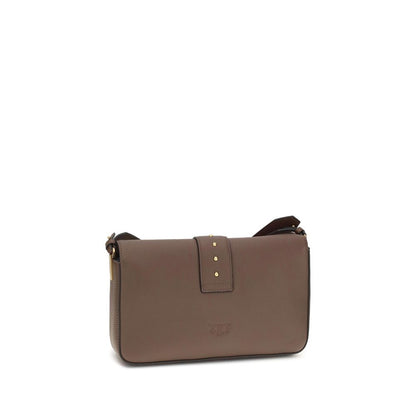 PINKO Brown  Love leather Shoulder Bag - XT & Co