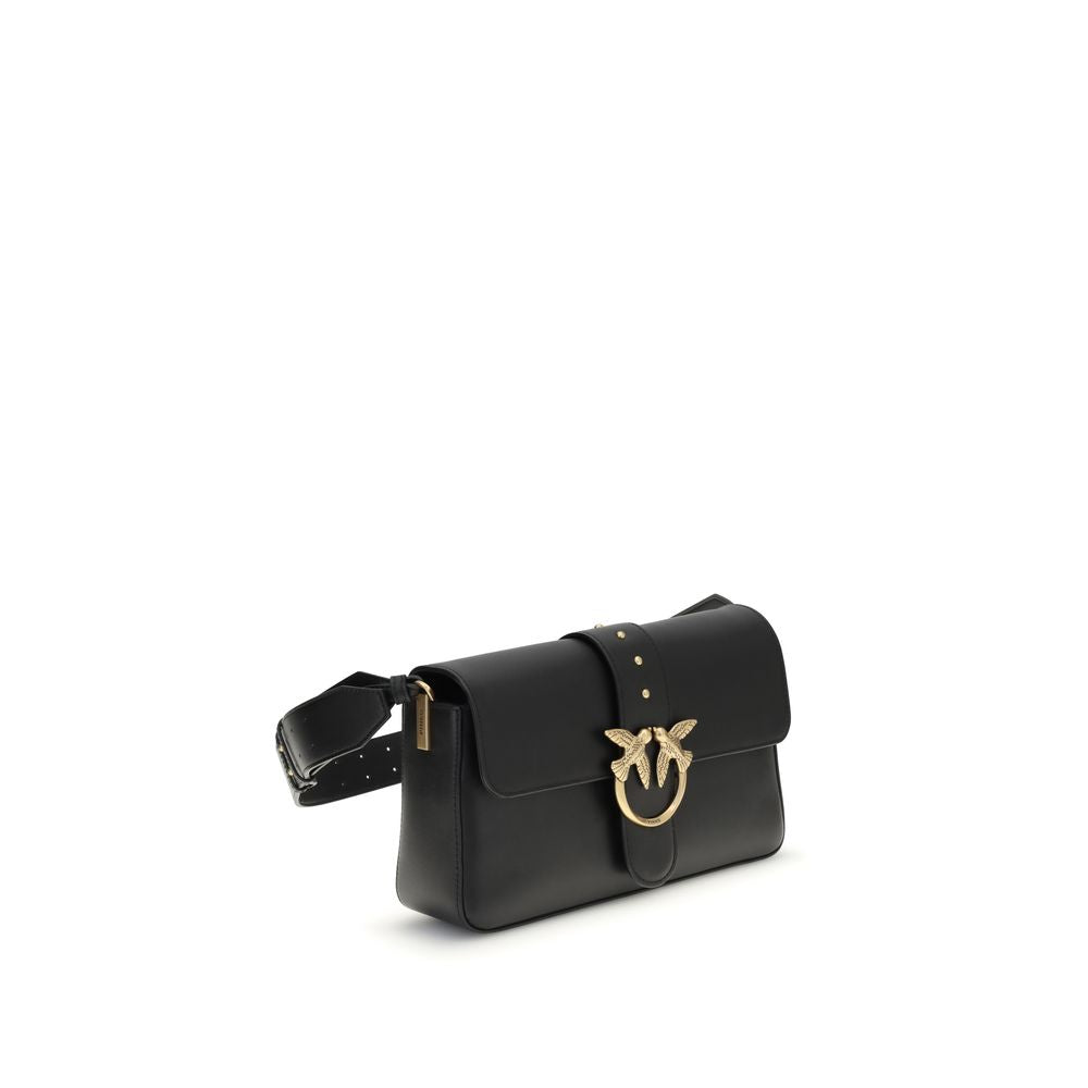 PINKO Black Medium the Love One Shoulder Bag