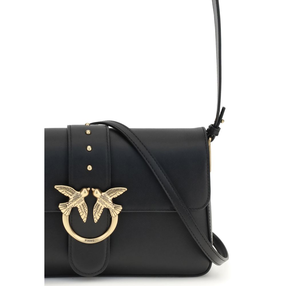 PINKO Black Medium the Love One Shoulder Bag