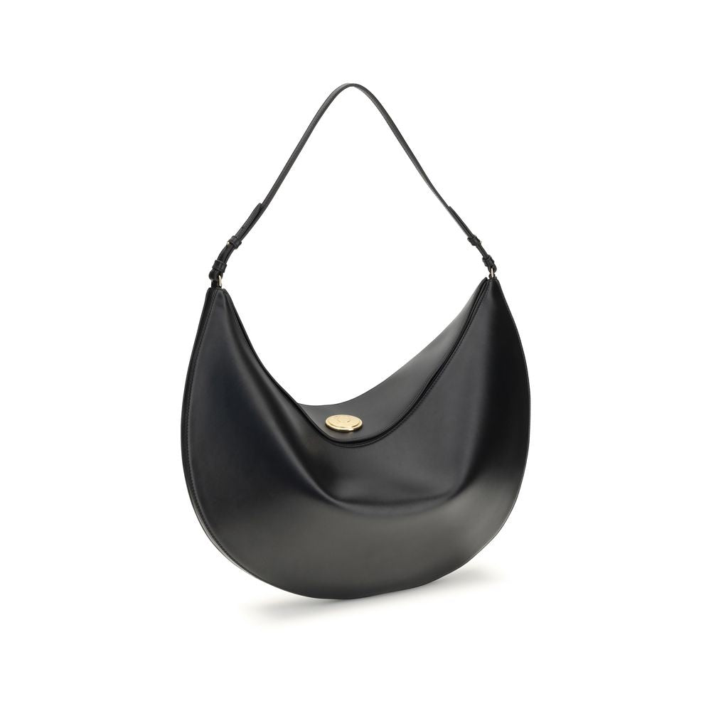 Jacquemus Black Calf Leather Ovalo Bag - XT & Co