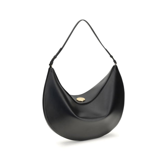 Jacquemus Black Calf Leather Ovalo Bag - XT & Co
