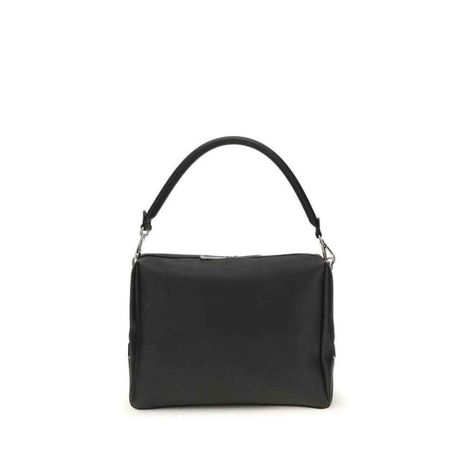 Fendi Black Calf Leather Bos Taurus Shoulder Bag