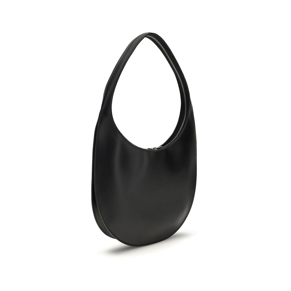 Coperni Bos Taurus calf leather black shoulder bag front view