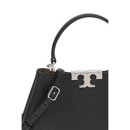 Tory Burch Black Calf Leather Bos Taurus Handbag - XT & Co