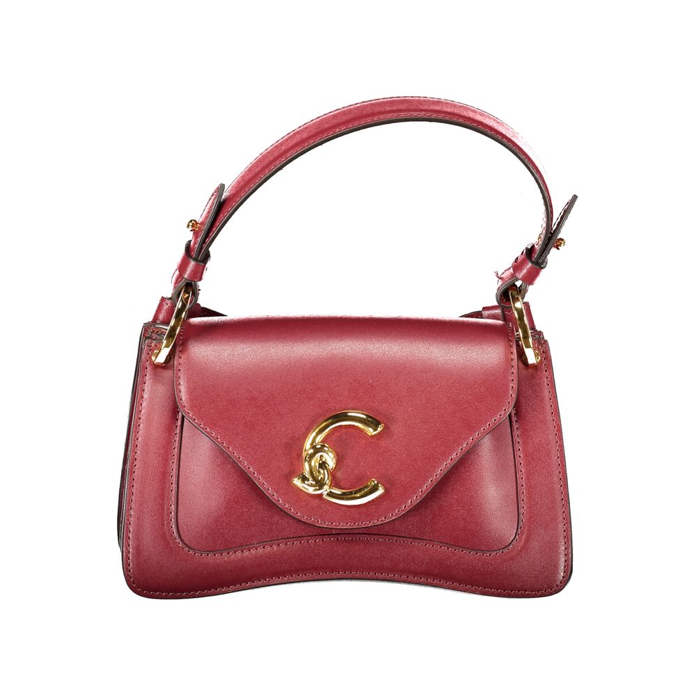 Coccinelle Red Calf Leather Handbag - XT & Co