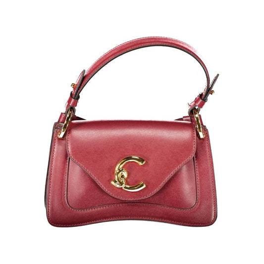 Coccinelle Red Calf Leather Handbag - XT & Co