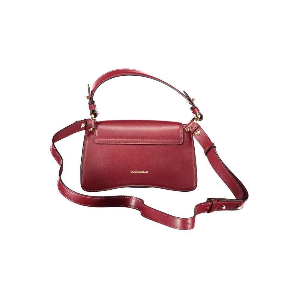 Coccinelle Red Calf Leather Handbag - XT & Co