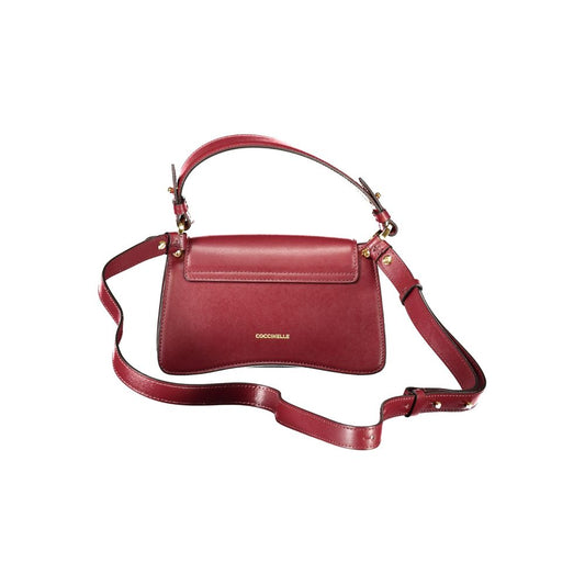 Coccinelle Red Calf Leather Handbag - XT & Co