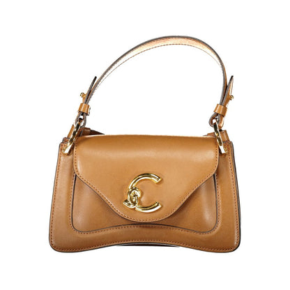Coccinelle Brown Fullgrain Leather Handbag - XT & Co