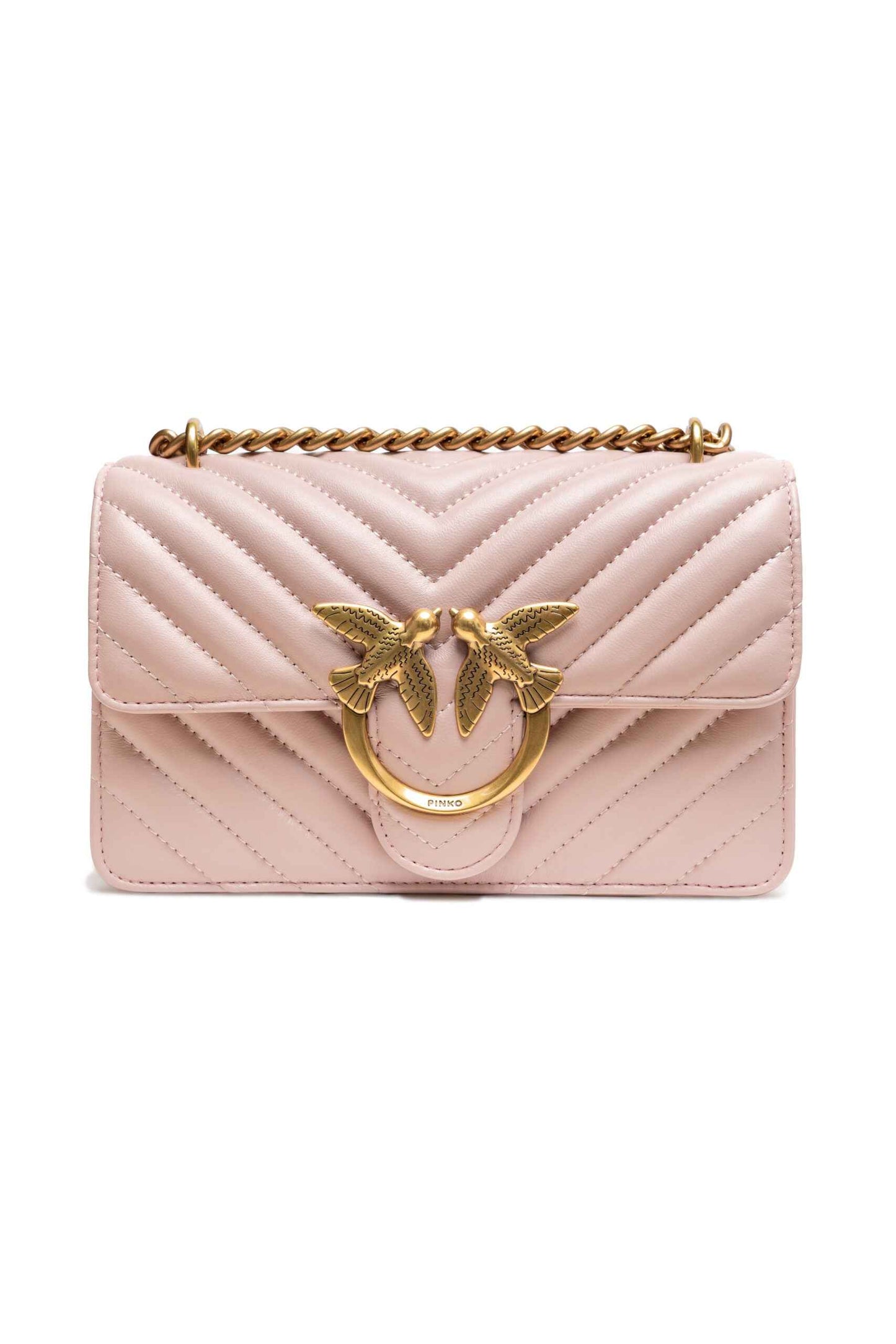 PINKO Powder Pink  Mini Shoulder Bag - XT & Co