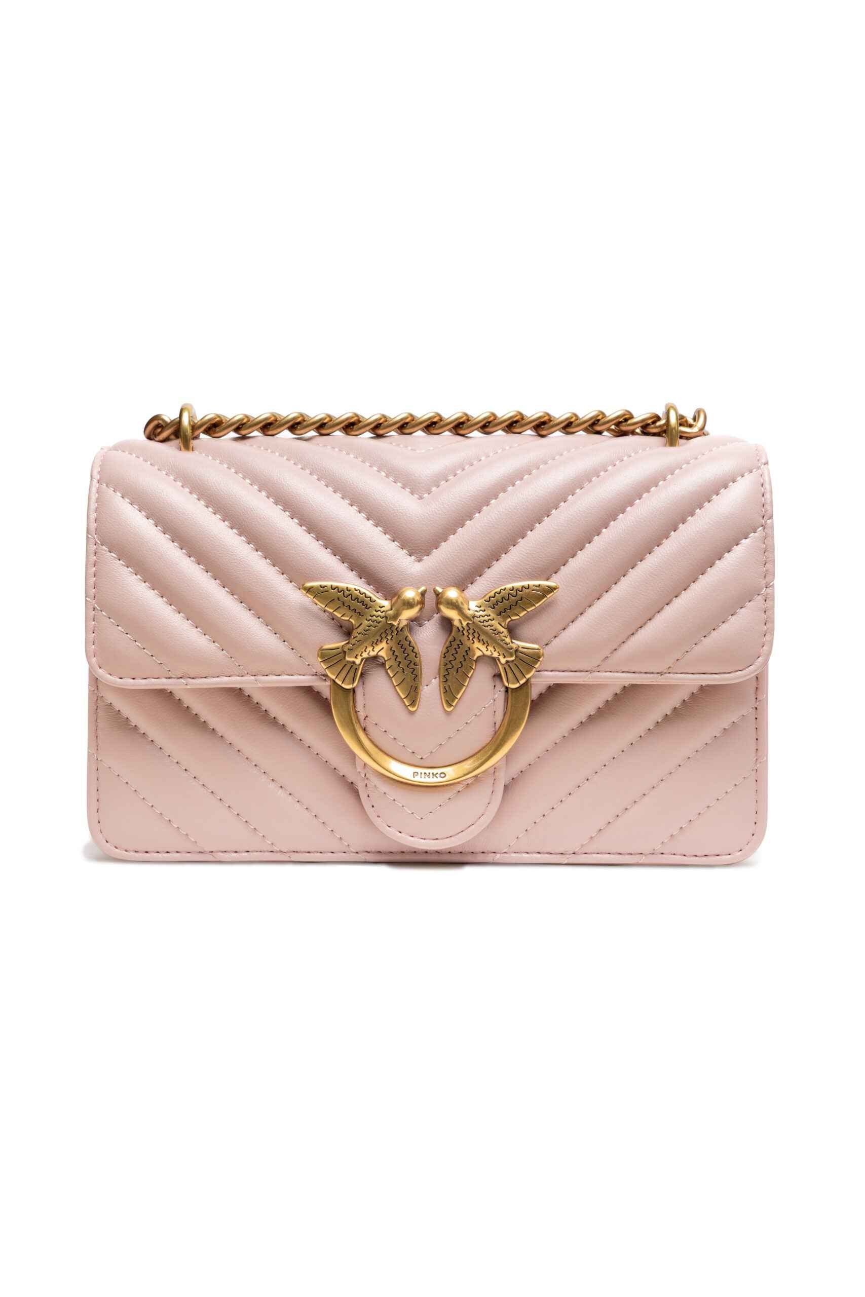 PINKO Powder Pink  Mini Shoulder Bag - XT & Co