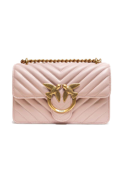 PINKO Powder Pink  Mini Shoulder Bag - XT & Co
