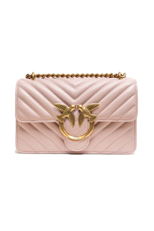 PINKO Powder Pink  Mini Shoulder Bag - XT & Co