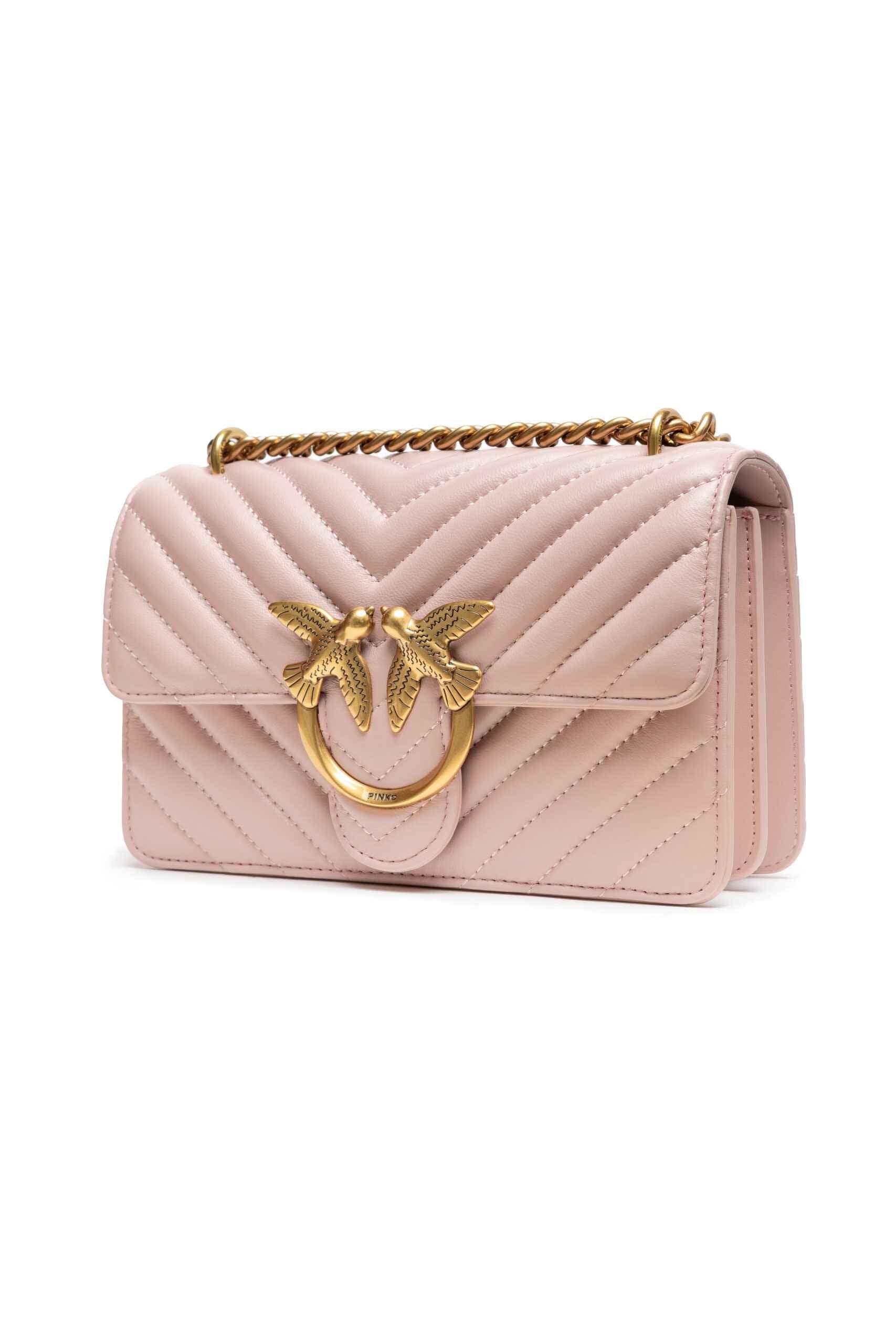 PINKO Powder Pink  Mini Shoulder Bag - XT & Co