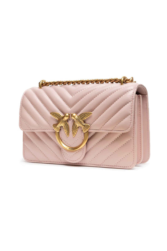PINKO Powder Pink  Mini Shoulder Bag - XT & Co