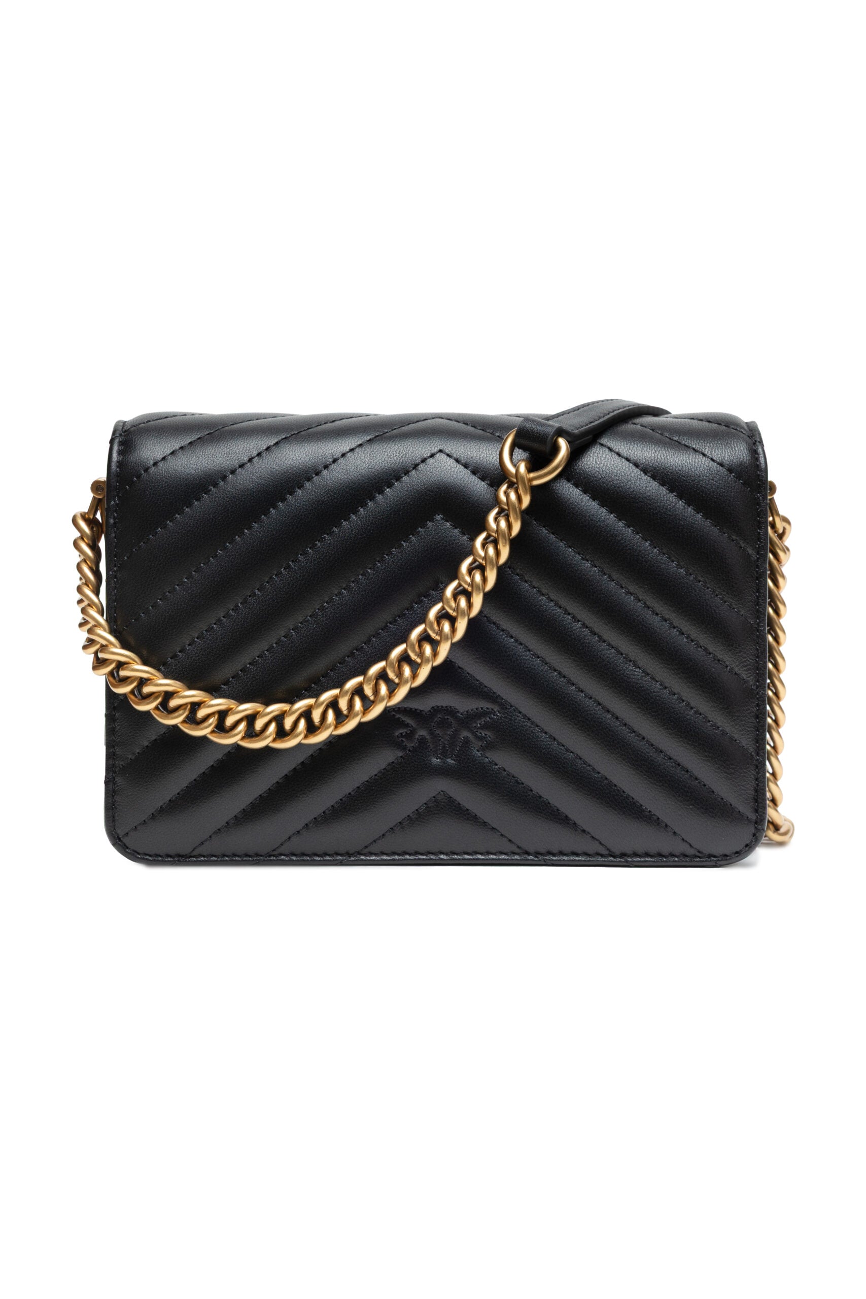 PINKO Black Love Click Mini Shoulder Bag